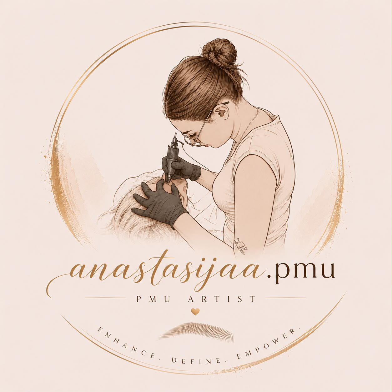 Anastasija, majstor trajne šminke i fine-line tetovaža